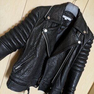 The Arrivals Rainier Leather moto jacket Womens Large